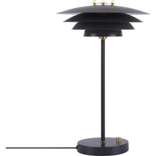 Bretagne bordlampe, skærm i flere lag, hvid
