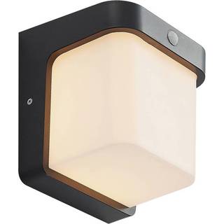 Udendørs LED-væglampe Adenike med sensor