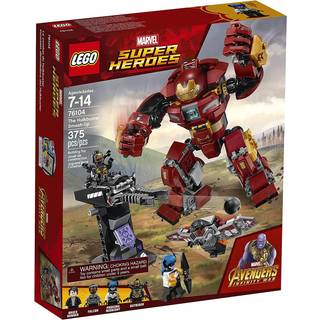 Lego Marvel Super Heroes Avengers: Infinity War The Hulkbuster Smash-Up 76104 Building Kit indeholder Proxima Midnight Outrider og Bruce Banner F
