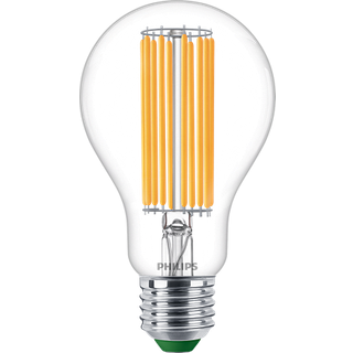 Philips Ultra Effektiv LED-lampe, E27, 4000 K, 1095 lm, klar overflade