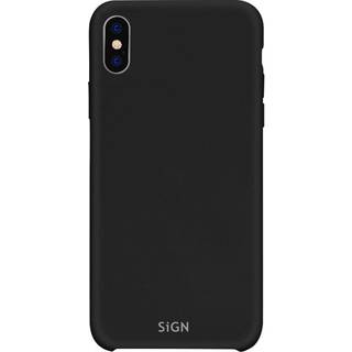 SiGN Liquid Silicone Cover til iPhone XS Max - Sort