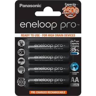 Genopladeligt AA-batteri NiMH 4 stk Panasonic eneloop