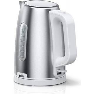 Braun Elkedel PurShine WK 1500 WH - Rustfrit stål/hvid - 2200 W