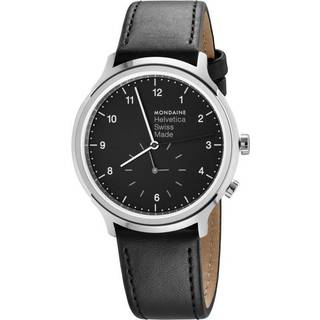 Mænds Mondaine HELVETICA No. 1 Regular Ur (Ø 43 mm)