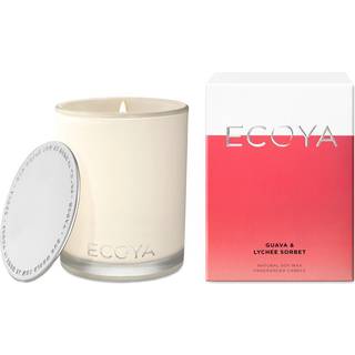 Ecoya Guava & Lychee Candle 400 gr 80t brennetid - 400 g