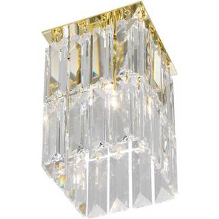 Forgyldt PRISMA krystal-loftlampe