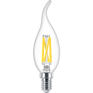 FORÅRSUDSALG - E14 - Philips LED Kertepære - 3.4W - 470lm - 2200-2700K - Dæmpbar