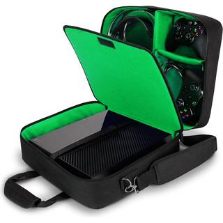 USA Gear Console Carrying Case - Xbox Rejsetaske Kompatibel med Xbox One og Xbox 360 med vandafvisende udvendigt og tilbeh?ropbevaring til Xbox -