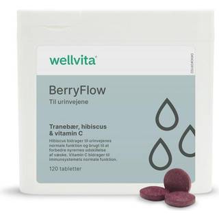 Wellvita Berryflow - 120 tabletter - Støtte til dine urinveje