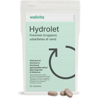 Wellvita Hydrolet - 90 tabletter - Vand i kroppen og udrensning