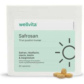 Wellvita Safrosan - 60 tabletter - Safran til dit humør