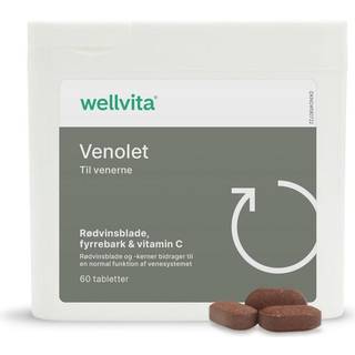 Wellvita Venolet - 60 tabletter - Hjælp til trætte ben og hudens udseende