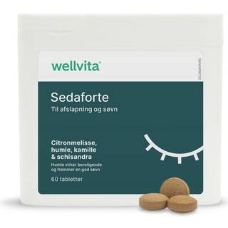 Wellvita Sedaforte - 60 tabletter - En bedre søvn