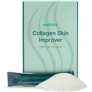 Wellvita Collagen Skin Improver - 30 sticks - Plej huden indefra