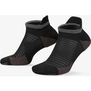 Nike Spark Cushioned No-Show Running Socks - Black, Grey, Size 13-15 - black