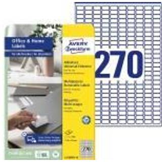 Avery L4730REV-10 Aftagelige universaletiketter 17,8x10mm 10ark