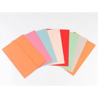 Karton mappe 103 med 1 klap Folio 250g orange