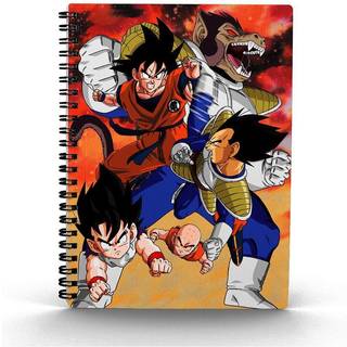 Dragon Ball Z Notebook with 3D-Effect Goku vs Vegeta