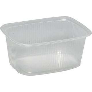 Salatbæger rektangulært 250 ml, 100 stk 108x81x43 mm Genanvendeligt PP