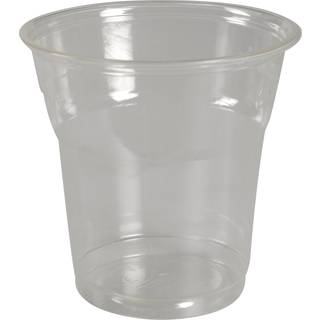 Plastikglas, PLA, Klar, 18 cl, 50 stk.