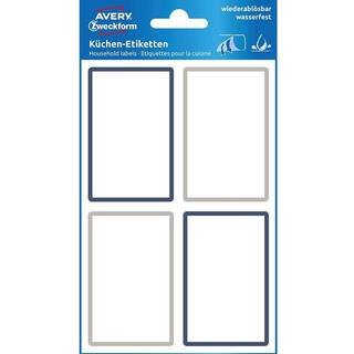 Firkantede køkkenetiketter, aftagelige, 47,5 x 73mm 16stk. Avery 63021