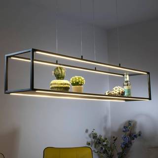 Design pendellampe sort inkl. LED med touchdæmper - Jitske