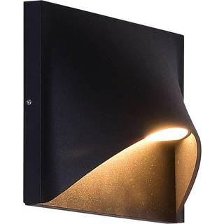 Lucande Gianovia udendørs LED-væglampe, aluminium