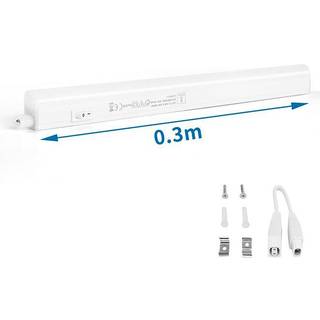 Aigostar Slim T5 LED underskabsarmatur på 4W i 4000K, 230V - 300 mm