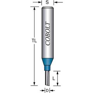 Cobolt HM-notfræser 18 mm, med bundskær