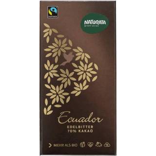 Naturata Fairtrade Chokolade Bitter 70% Ø - 100 g