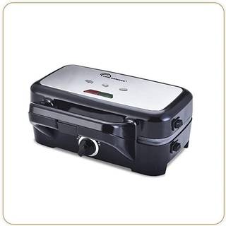 Little Balance grill- og vaffeljern sort rustfrit stål 1200 watt