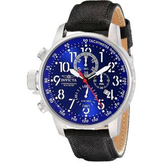 Invicta 1513 Force Lefty Blå/Tekstil Ø46 mm