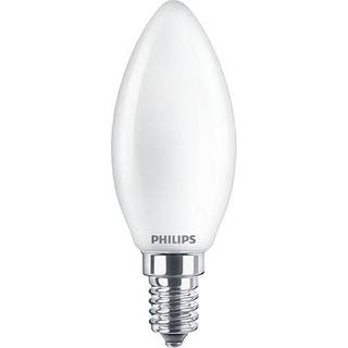 E14 - Philips Warm Glow LED Kerte Pære - Mat - 3.4W - 470lm - CRI:90+