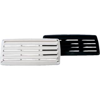 Ventilationsgitre Roca, PVC-plast (PA6), 200 mm x 100 mm, sort