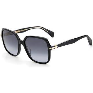 Rag & Bone RNB1048/G/S 807/9O 55 Solbriller Kvinder Black - Shiny Black - 55mm