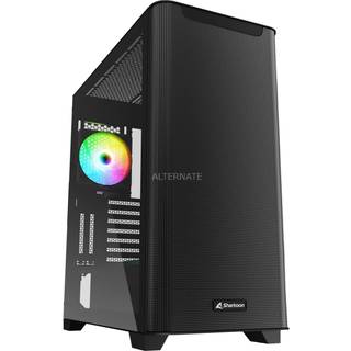 Sharkoon M30 RGB - mid tower - extended ATX - Kabinet - Tower - Sort