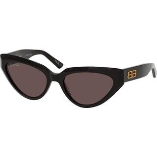 Balenciaga BB0270S 001 56 Solbriller Kvinder Black - Black - 56mm