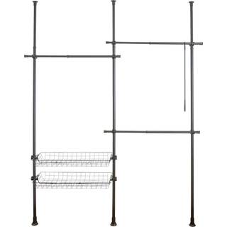 WENKO Hercules Duo teleskopsystem, 164-215 x 165-300 cm, mat sort