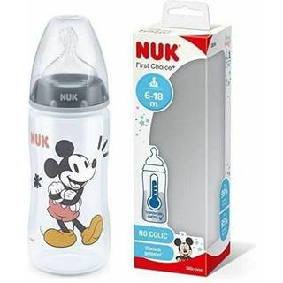 NUK First Choice+ sutteflaske - Mickey Gray 300 ml