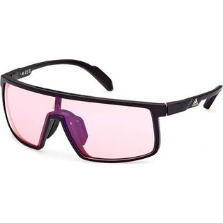 Adidas Sport Unisex SP0057 PRFM Shield 02L Solbriller Plast Sort-opaque Transparent Maske Fotokromatisk Spejl