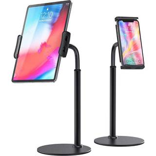 Mobil / Tablet Holder Til Bord m. 360° Rotation - Sort