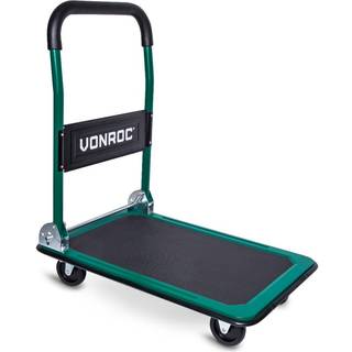 VONROC Sækkevogn | Transportvogn - Sammenklappelig | Last max. 150 kg
