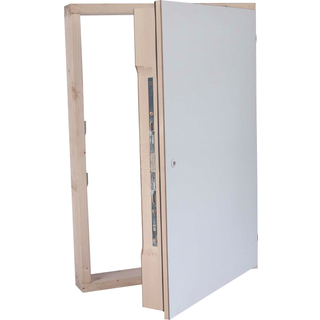 Ws inspektionslem polar-wood 59x59cm - 87mm iso.front - m/hvid hdf