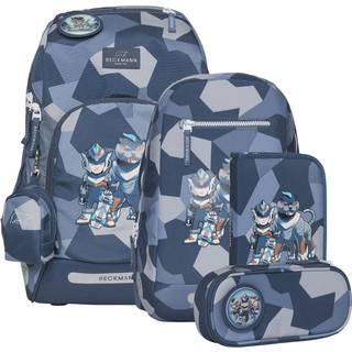 Schulrucksack Set Air FLX 6tlg. Tiger Race Blau