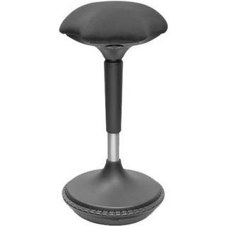 DIGITUS DA-90422 - standing desk stool - foam - black Standing desk stool - Stof - Op til 120 kg