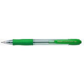 12 x Pilot SuperGrip pen 0,27mm grøn