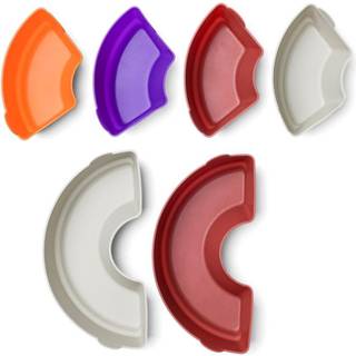 Silikoneforme til omniaovn Omnia 6 Pack, hvid / rød / lilla / orange, passer til Original, 6-pack