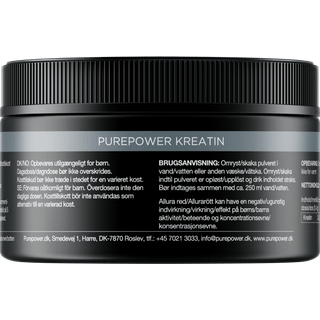 PurePower Kreatin pulver 300g