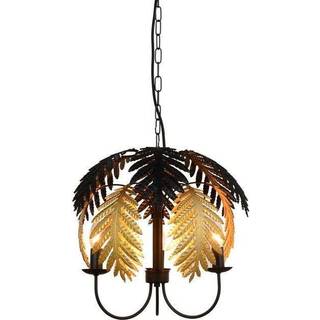 Lucande Aparas hængelampe bladlook, 1 lyskilde, 50 cm