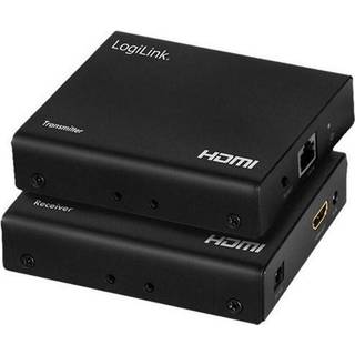 LogiLink HDMI extender/splitter set over IP 70 m 1x2-Port.4K/60 Hz.HDR.IR.POC